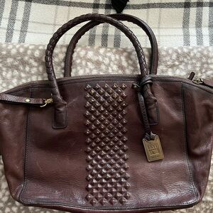 Frye brown leather tote